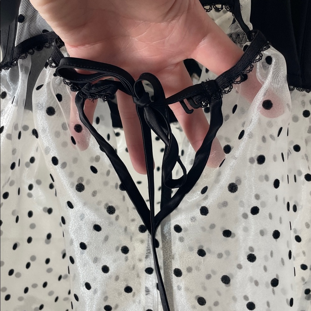 For Love & Lemons x Victoria’s Secret Women’s Romantic Lace Bodice Slip Dress -M - Picture 5 of 10